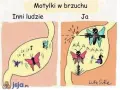 Motylki w brzuchu: śmieszne memy o miłości i stresie