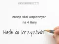 Erozja skał krzyżówka: hasła, różnice i typy | Szybka ściągawka