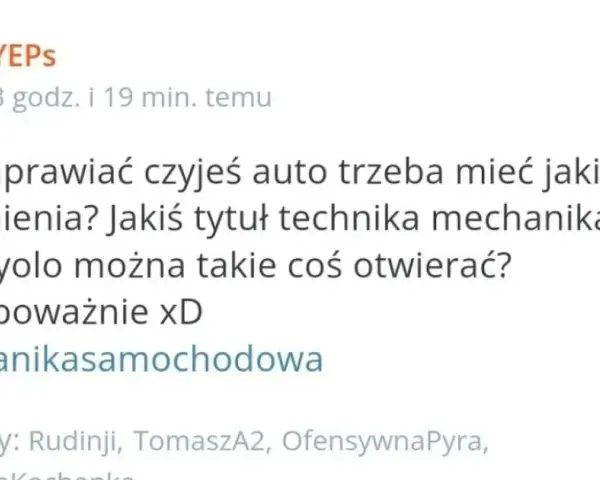Mechanika dla początkujących: Skąd mem i dlaczego tak śmieszy?