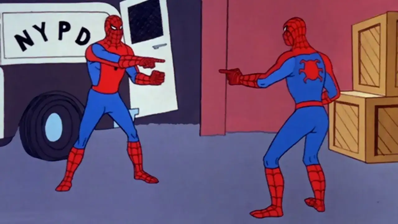 Spider-Man kreskówka 1967 mem oryginalny