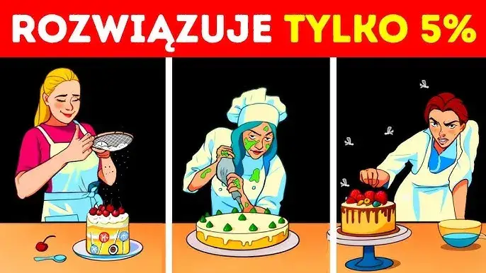 dzieci rozwiązujące zagadki o kucharzach
