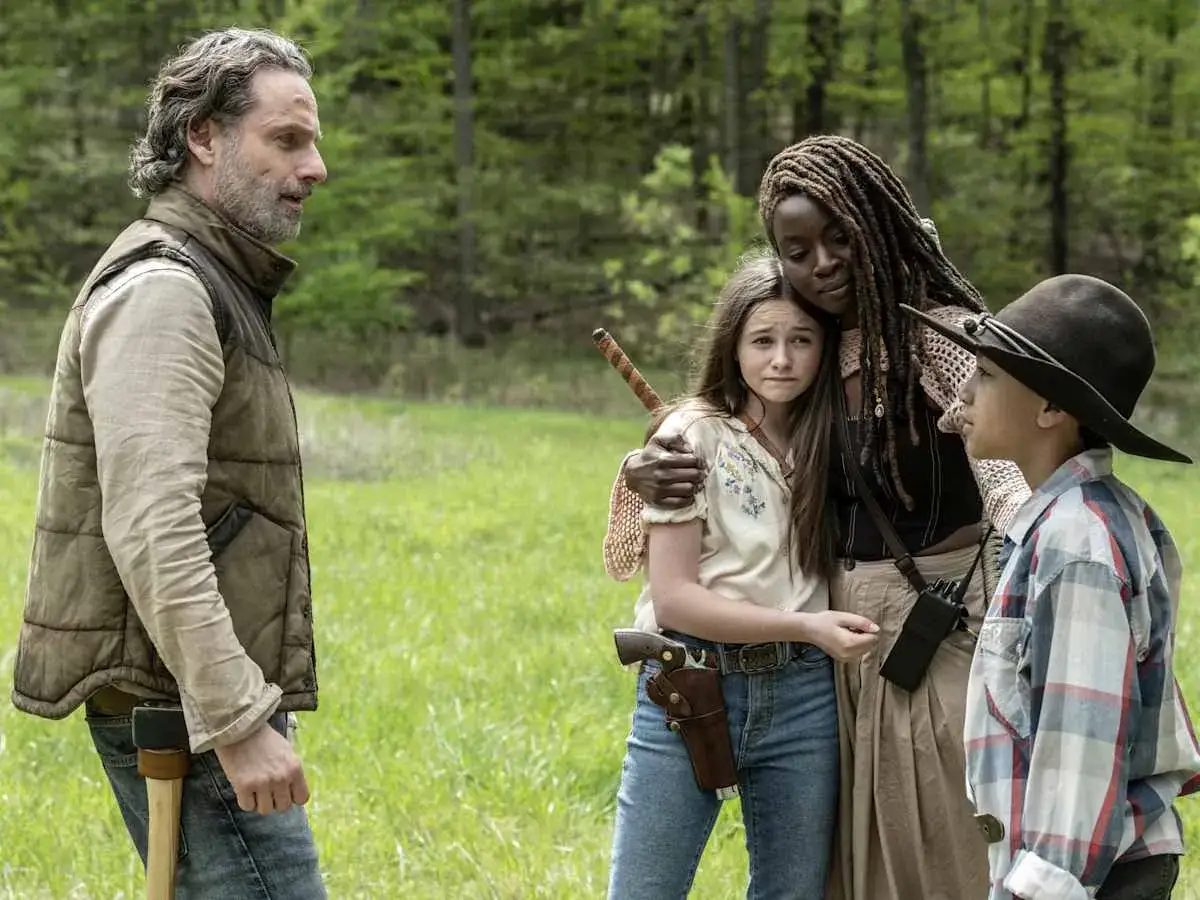Rick Grimes Judith RJ reunion The Walking Dead The Ones Who Live