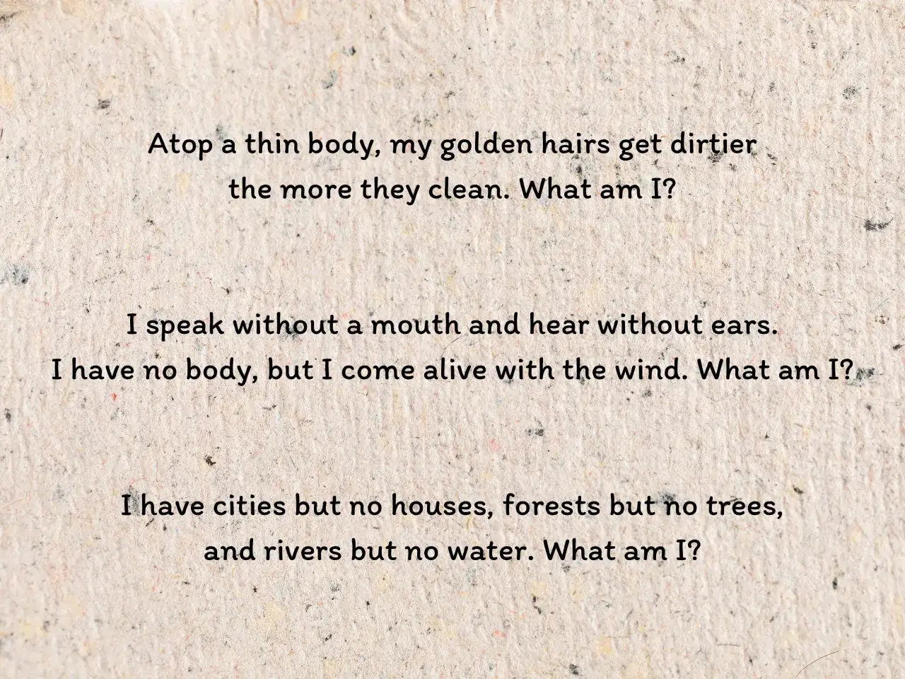 hard abstract English riddles