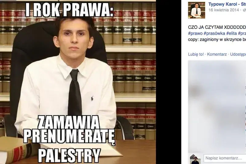 mem po czym poznać studenta prawa